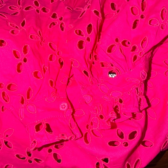 🔥🔥🔥NEW J. Crew Ruffleneck Pink Mini Dress - Picture 4 of 8